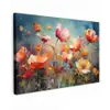 Bloemen - Watercolor - Kunst - Botanisch - Natuur canvas 2cm klein -z3d