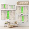 Slangenprint - SWAG - Neon - Groen Wandkleed katoen klein -tsfeer8_DE