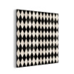 Klassiek - Patroon - Zwart aluminium wit klein 46 -3d