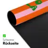 Strepen - Oranje - Verticaal - Ciao bella Muismat XXL klein -ysfeer2_duits
