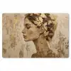 Vrouw - Goud - Abstract - Textuur Placemat vinyl groot -zzsfeer1_Kitchenyeah-website