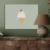 Illustratie - Ijsje - Spikkels - Kers PET vilt klein -sfeer2