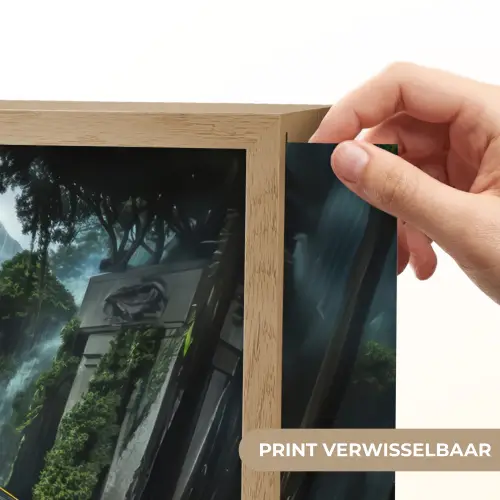 T-Rex - Auto - Regenwoud Light Box met batterij (Wandlamp kind) middel -USP_websiteprintNL