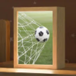 Voetbal - Goal - Net - Sport Light Box met kabel (Kinderlampje) klein -zzz_3d_website