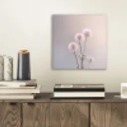 Bloemen - Bollen - Roze aluminium wit klein -sfeer1