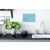 Water - Blauw - bubbels Muursticker klein -keuken