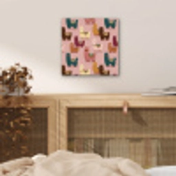 Alpaca's - Patroon - Kleurrijk aluminium wit klein 46 -sfeer3