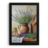 Lavendel - Brood - Stilleven fotolijst zwart zonder passe partout klein -3d