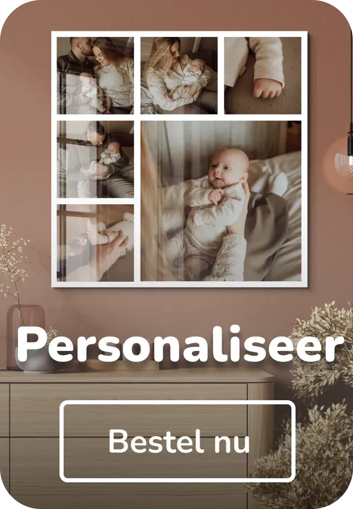 Glas schilderijen personaliseren