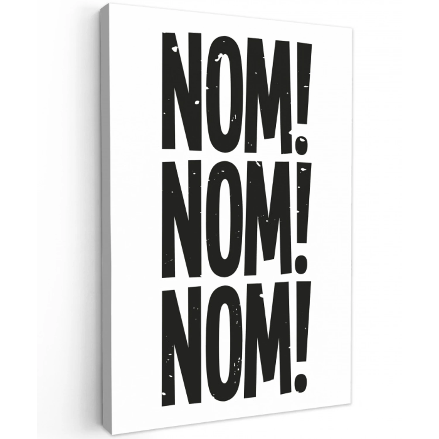 Decoratie - Japandi - Vintage - Zwart Tuinposter op houten frame 2 cm dik klein -3d