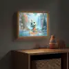 Dino - Natuur - Waterval Light Box met batterij (Wandlamp kind) middel -sfeer5_kind