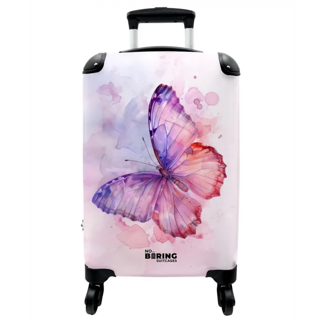 Suitcase - Watercolor aurora