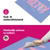 Pretty - Roze - Blauw - Golvend Inductie beschermer vinyl 3mm klein -wsfeer6_website