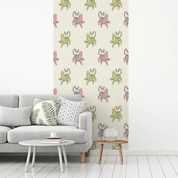 Dansend - Katten - Patroon fotobehang vinyl groot 64 -woonkamer