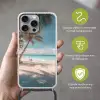 Palmboom - Schommel - Strand - Lucht Hoesje iPhone 16 Pro Max met koord klein -sfeer2_NL