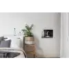 Geit - Bord - Spaghetti - Zwart Wit textielposter latten blank klein -woonkamer