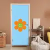Bloem - Smiley - Kleurrijk deurposter klein -sfeer1
