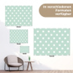 Klassiek - Polka - Groen tuinposter los doek klein 239 -Xsfeer9_DE