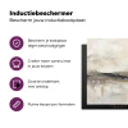 Landschap - Horizon - Natuur - Abstract - Neutraal Inductie beschermer vinyl 3mm middel -zzzzzzz-cc-usp
