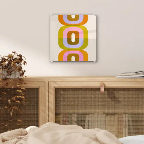 Stapel - Vormen - Geblokt - Oranje plexiglas 5mm klein -sfeer4
