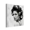 Edgy - Vrouw - Zwart - Wit aluminium wit klein -3d