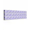 Blauw - Patroon - Beige - Abstract canvas 2cm klein 828 -z3d