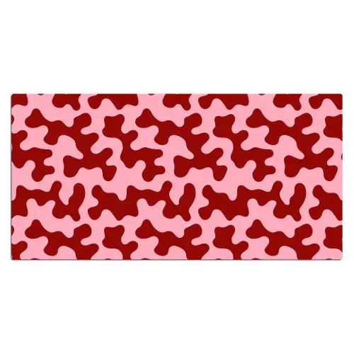 Modern - Abstract - Rood Muismat XXL klein 681 -3d_leeg