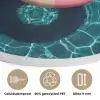 Drijvend - Zwemband - Water Akoestische PET Vilt - Rond klein -closeup_NL