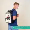 Tractor - Getekend - Rood Rugzak - Zwart middel -sfeer9_DE