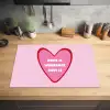 Quote - Moeder - Roze Inductie beschermer vinyl 3mm klein -sfeer5