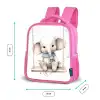Olifant - Dier - Kinderen Kinderrugzak - Roze middel -productfoto_formaten