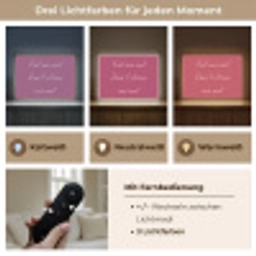 eat me out don't stress me out - Roze - Minimalistisch Light Box met batterij (Wandlamp) middel -USP_lichtkleurDE