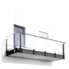 Wit - Kleuren - Neutraal Balkonbeschermer Duitsland klein 596 -3d