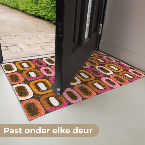 Modern - Retro - Kleurrijk Deurmat klein 898 -USP_NL