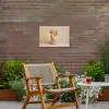Baguette - Brood - Stokbrood - Beige Tuinposter op houten frame 2 cm dik klein -sfeer3