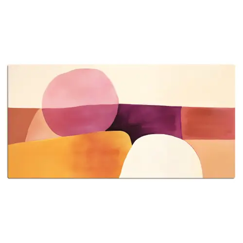 Vormen - Abstract - Kleurrijk Muismat XXL klein -3d_leeg