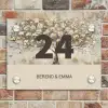Bloesem - Klassiek Naambord Rechthoek middel -sfeer3