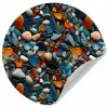 Glasachtig - Levendige - Stenen Wandcirkel behangsticker klein 186 -3d