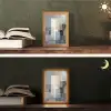 Rechthoeken - Abstract - Blauw Light Box met kabel (Tafellamp) klein -sfeer3