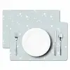 Winters Blauw Sterrenlicht Placemat vinyl groot -zzsfeer2_Kitchenyeah-website