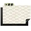 Motief - Modern - Beige Inductie beschemer met haakjes klein 777 -3d