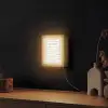 Vintage - Beige - Japandi - Wit Light Box met kabel (Wandlamp) klein -sfeer1
