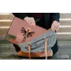 Illustratie - Vogel - Vlakken - Kleurrijk laptophoes neopreen klein -tas