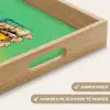 Whisky - Glas - Hand - Groen Dienblad Rechthoek middel -USP_HandgreepNL