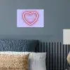 I liked it so it's mine - Neon hart - Paars poster papier klein -sfeer2