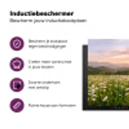 Madelief - Veld - Heuvels - Groen Inductie beschermer vinyl 3mm middel -zzzzzzz-cc-usp