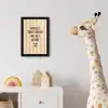 Tuin - Quote - Strepen - Zomer fotolijst zwart zonder passe partout klein -usfeer4_kinderkamer
