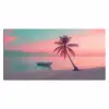 Zee - Boot - Zonsondergang Muismat XXL klein -3d_leeg