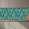 Tegels - Langwerpig - Turquoise keuken achterwand 2 middel 871 zz_3dshopping