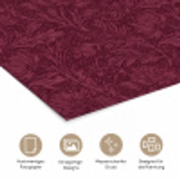 Bladeren - Patroon - Paars poster papier klein 62 -tcloseup_DE